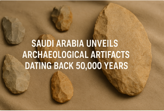 المملكة العربية السعودية تكشف عن قطع أثرية تعود إلى 50,000 عام – فرص استثنائية للمشاريع الرائدة